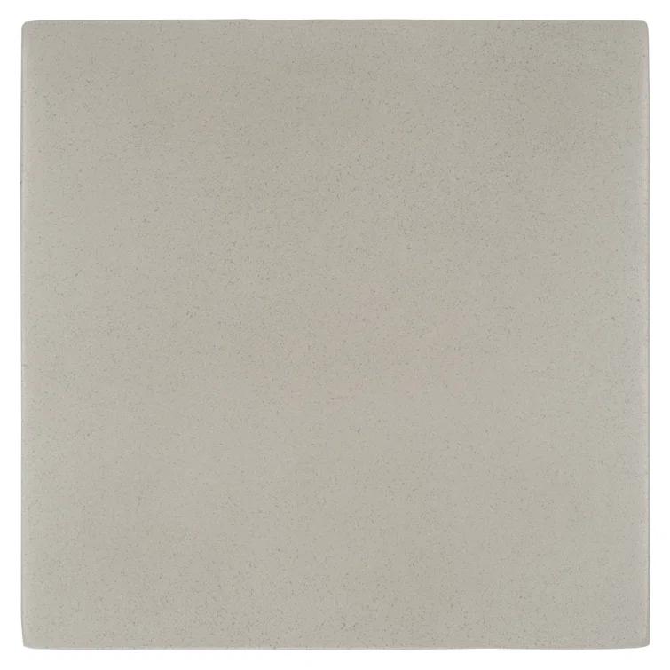 Terracotta Magnesium Oxide Square Block Accent Table