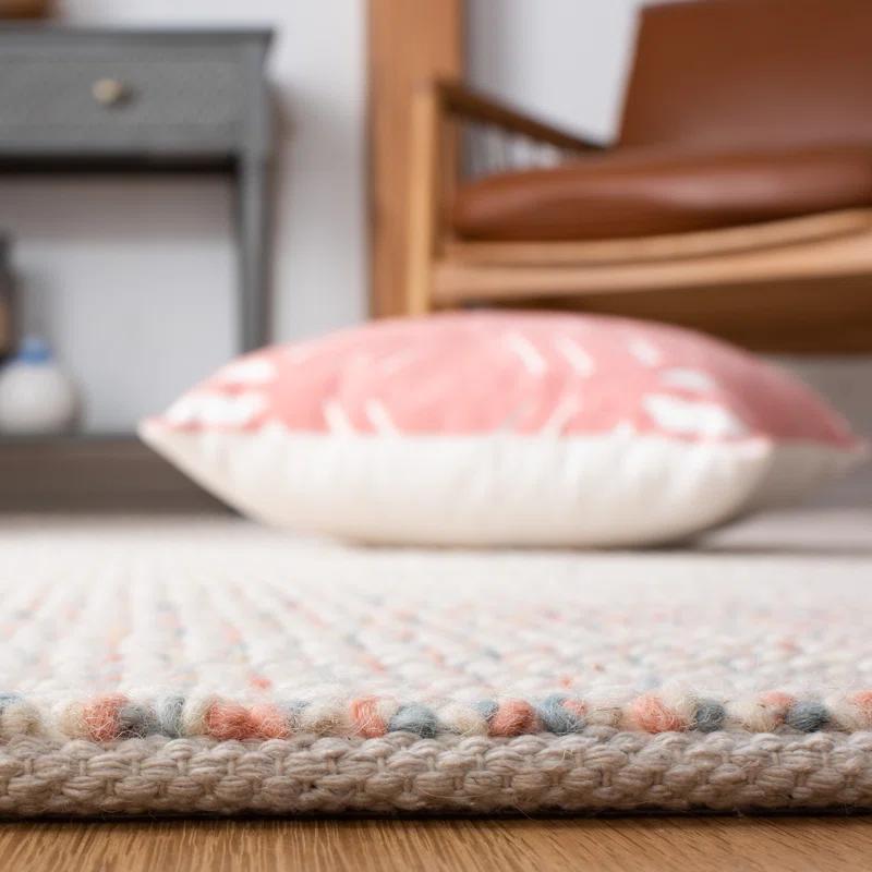 Latitude Run® Vermont Hand Woven Wool Solid Color Rug