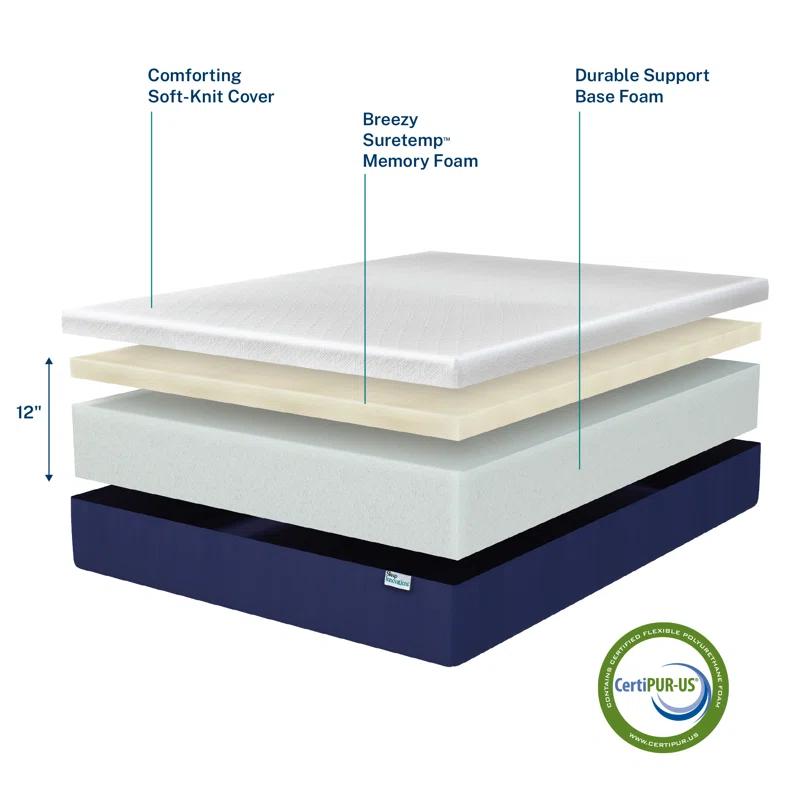 Sleep Innovations Sleep Innovations Shiloh Memory Foam Mattress