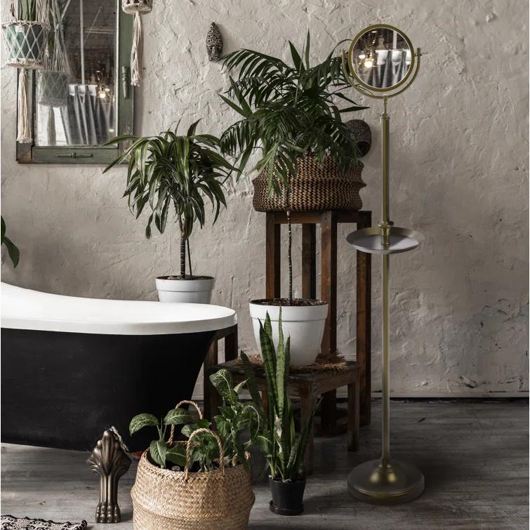 Darby Home Co Gober Metal Floor Mirror