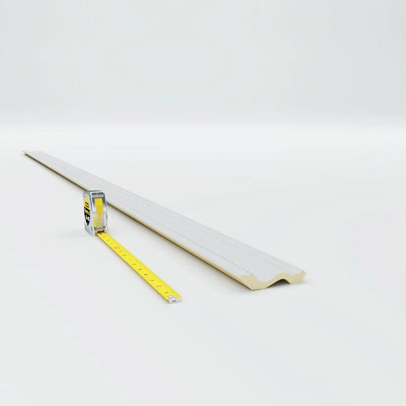 Ekena Millwork 3"H x 2 1/2"P x 4"F x 94 1/2"L Valeriano Dentil Crown Moulding