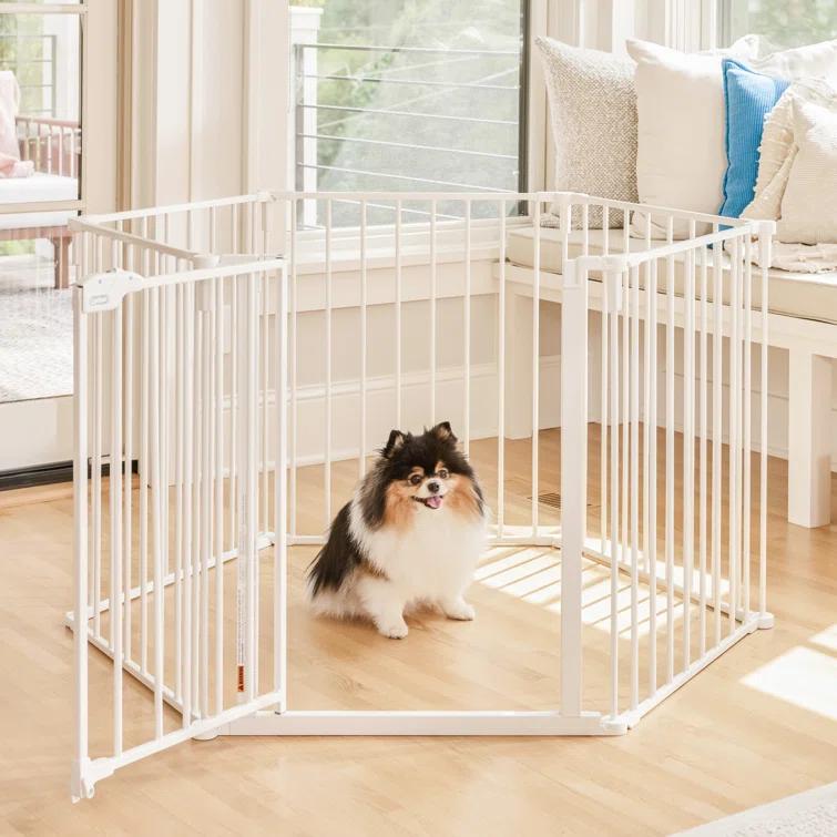 Carlson Pet Products 28'' H 6 Panel Metal Exercise Pen With Door