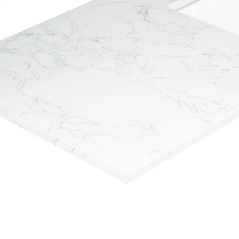 Altair Ceres 61" Engineered Stone Single Bathroom Vanity Top with Sink