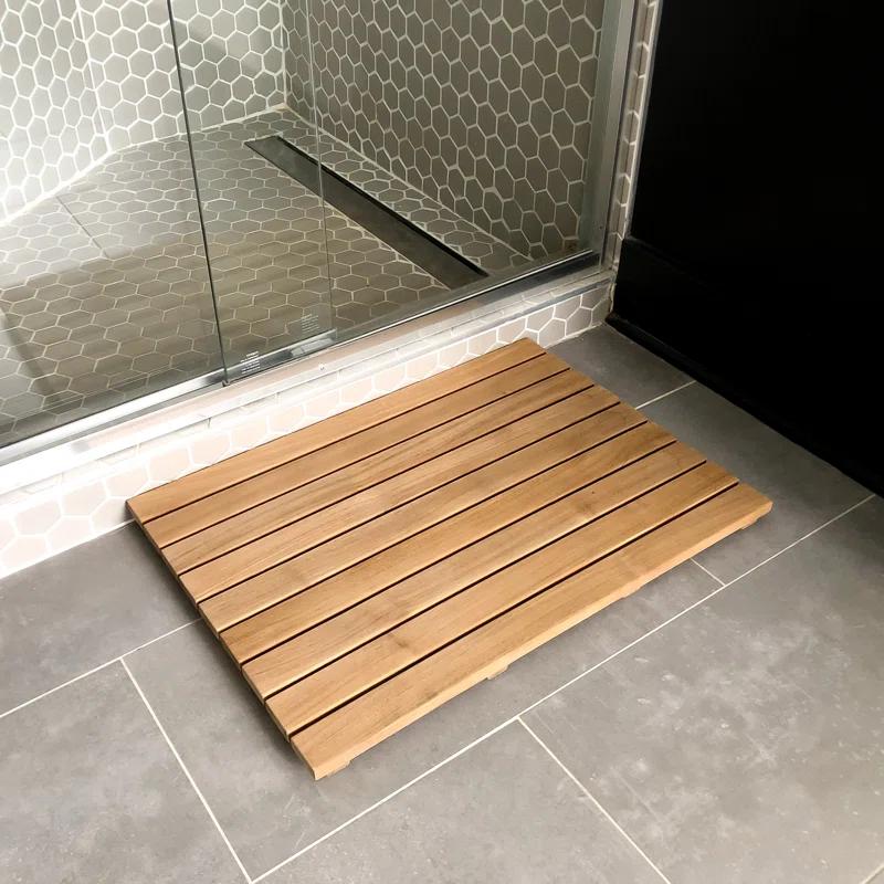 Teak Shower Mat