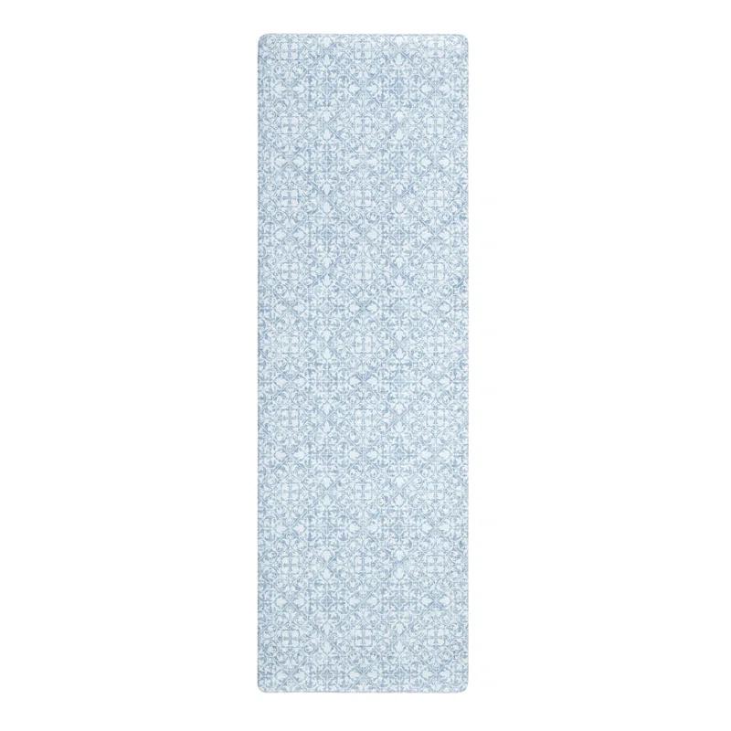 Town & Country Living TOWN & COUNTRY BASICS Comfort Plus Non-Slip Backing Vintage Medallion Tile Anti Fatigue Comfort Mat