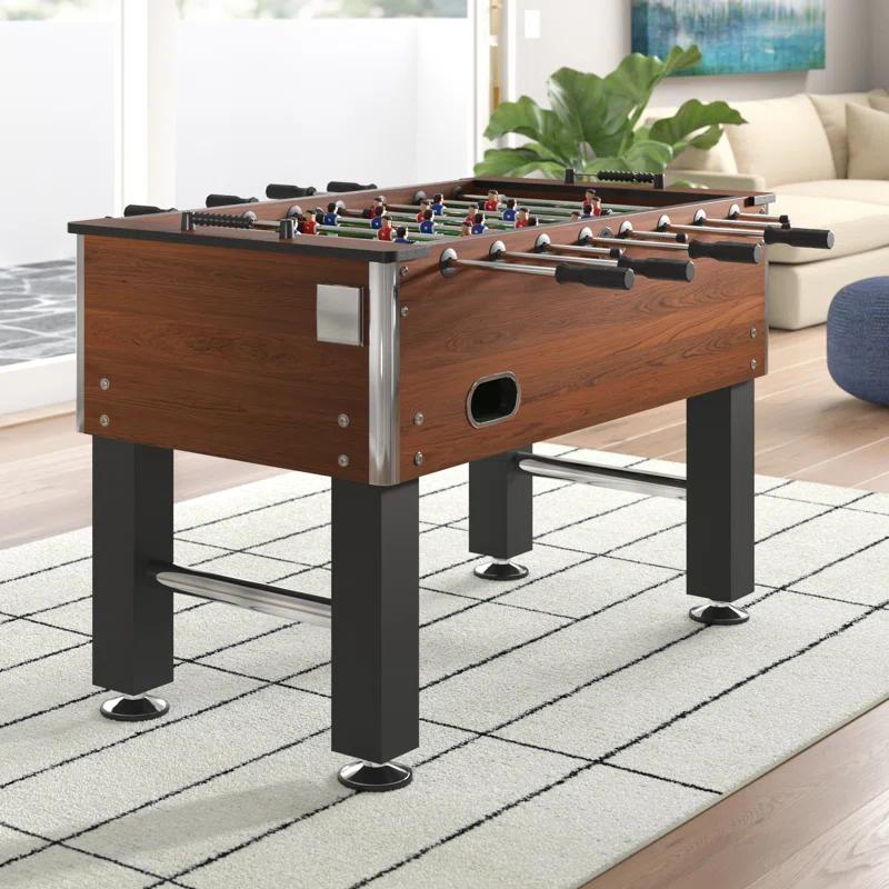 Arlmont & Co. Christopher Arlmont & Co. 55.25'' L Foosball Table with Telescopic Rods