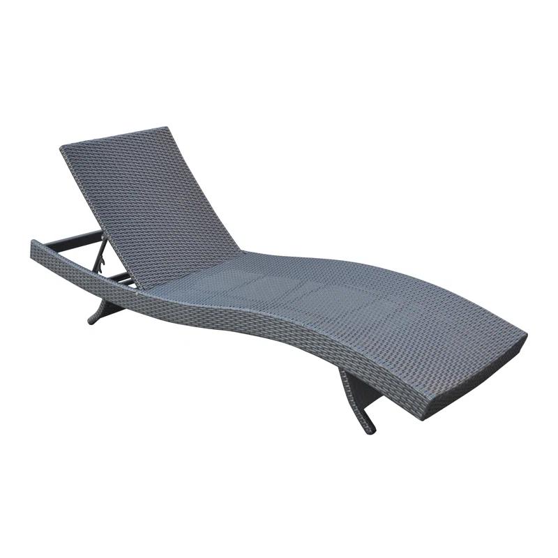 Highland Dunes Thuy Premium All-Weather Wicker Outdoor Armless Lounge Chair