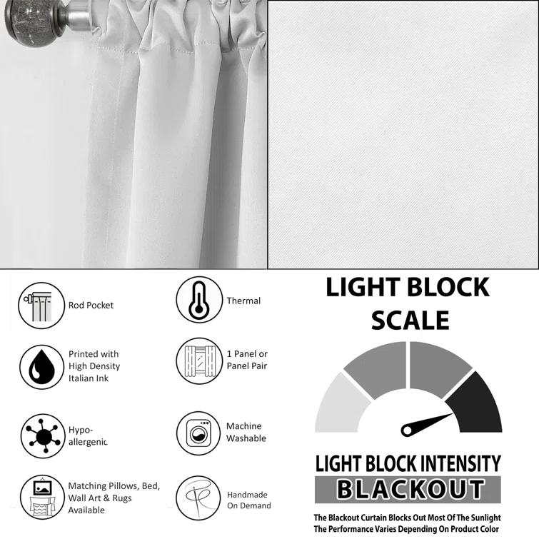 Design Art Vintage Ornamental Frames Victorian Pattern I - Damask Curtain - Blackout Curtain - 1 Panels | Wayfair
