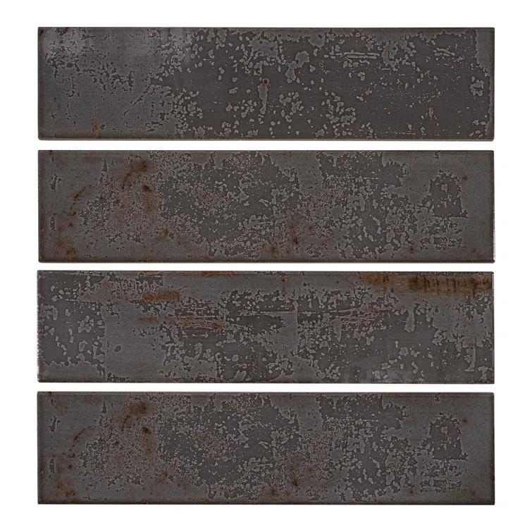 Andova Serenite 4-in. x 16-in. Subway Vintage Look Glazed Porcelain Vintage Wall Tile