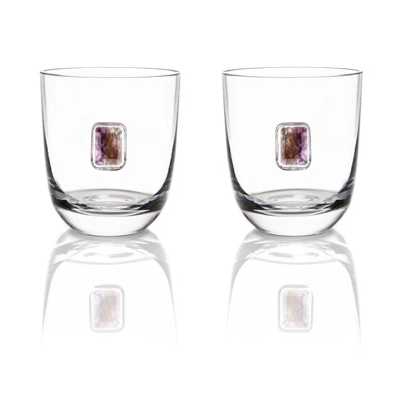 Anna New York 11.05oz. Drinking Glass Set (Set of 2)