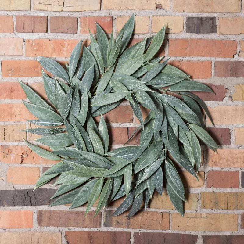 Primrue Muddy 24" Plastic Wreath & Reviews | Wayfair