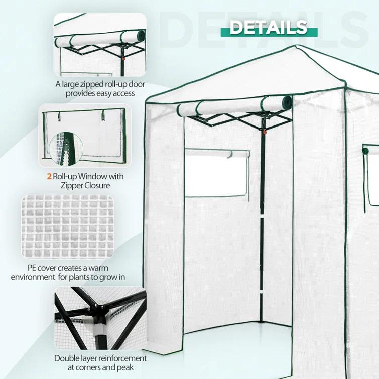 EAGLE PEAK Pop Up Greenhouses 6 ft x 4 ft Greenhouse