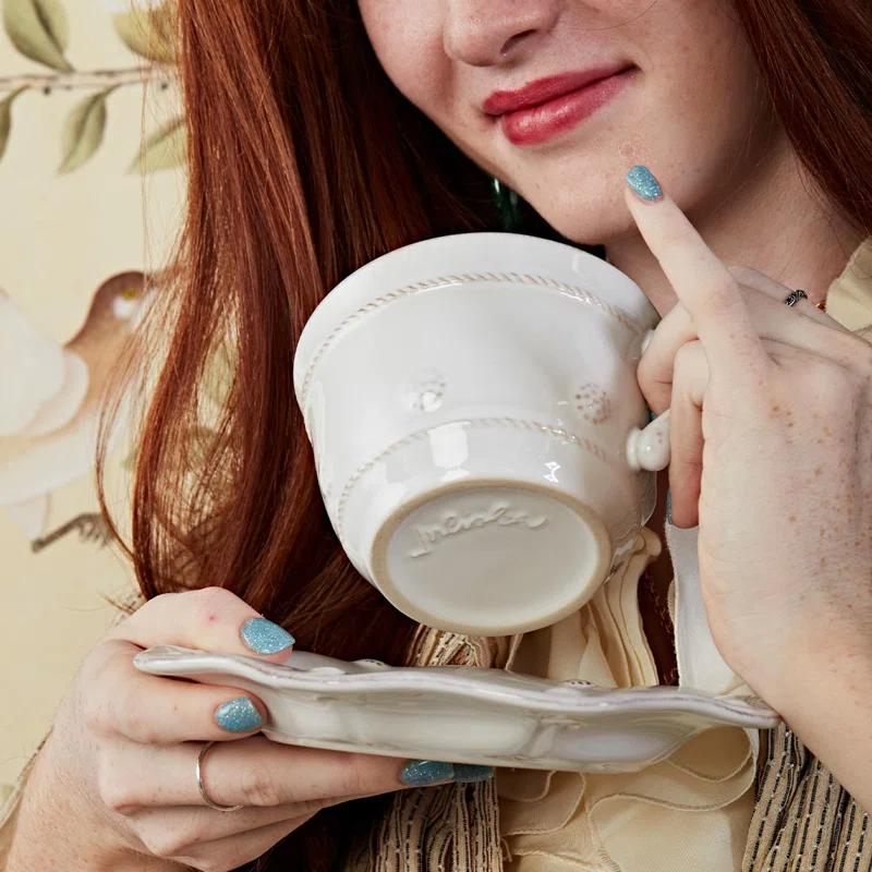 Juliska Berry & Thread Teacup - Whitewash
