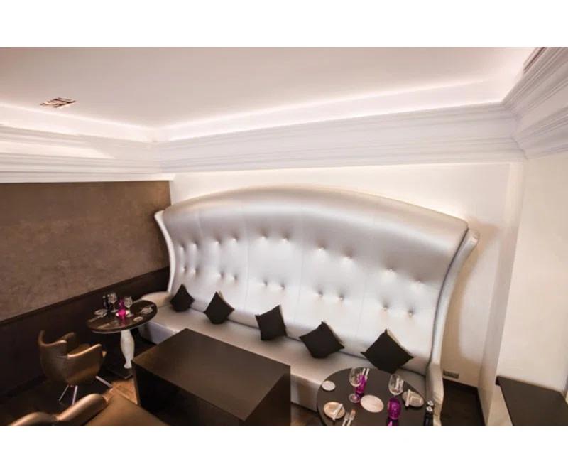 1-5/8 in x 2 in x 78-3/4 in Primed White Plain Polyurethane Crown Moulding (Set of 2)