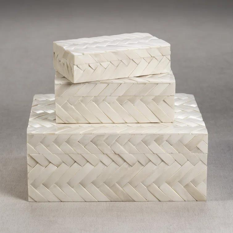 Netta Box - White / Medium