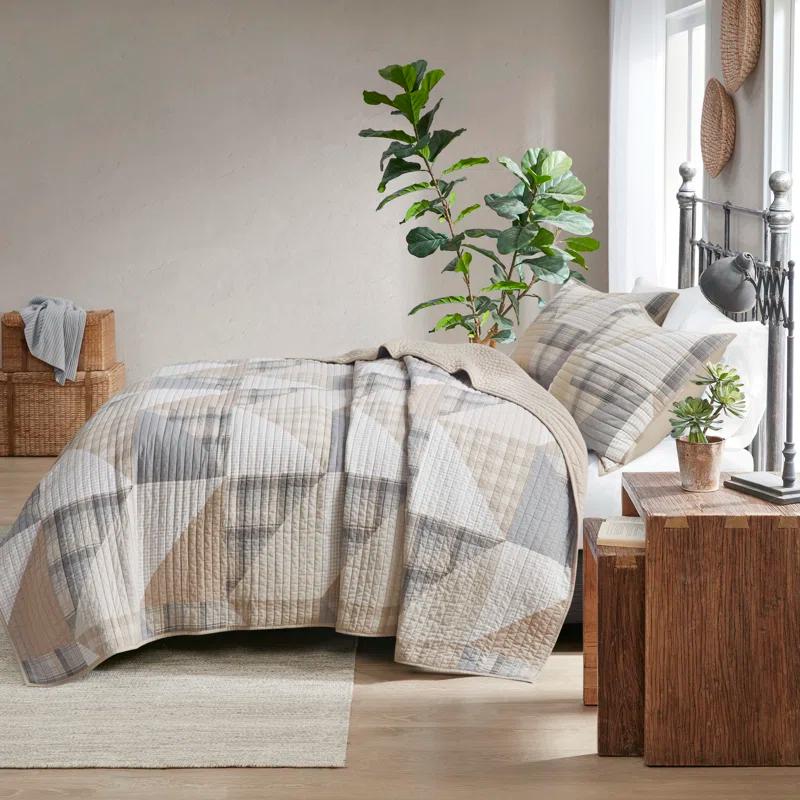 Woolrich Olsen 3 Piece Oversized Cotton Quilt Set