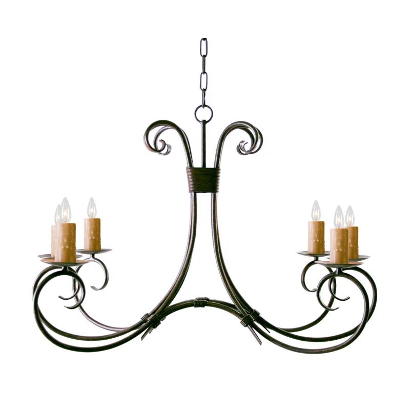 Meyda Lighting Elon 6 - Light Dimmable Empire Chandelier