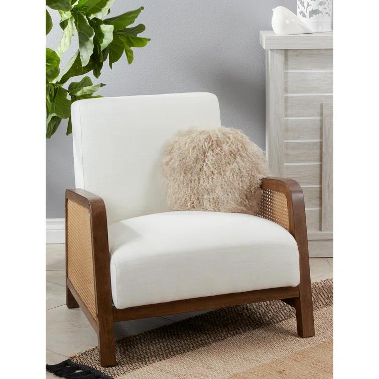 Mongolian Lamb Pillows Lumbar Throw Pillow