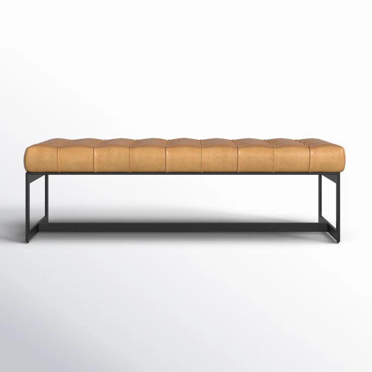 Ram Leather Bench (54")