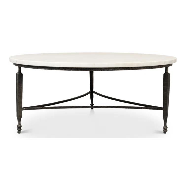 Sarreid Ltd Mykos Marble Top Coffee Table