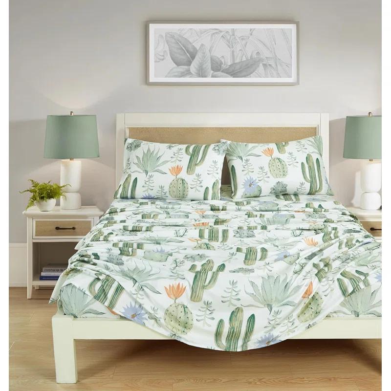 Chezmoi Collection Southwestern Geometric Printed Microfiber Bed Sheet Set