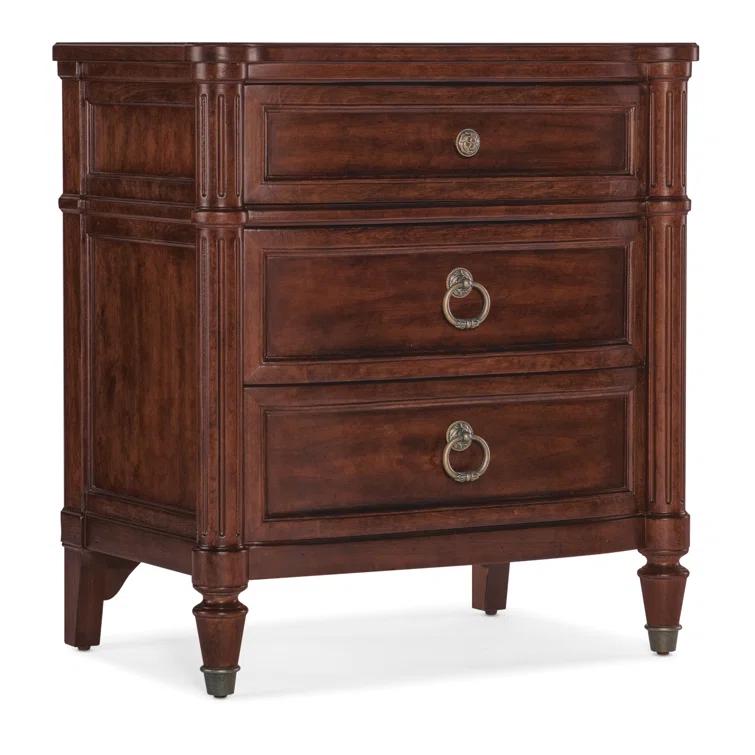 Charleston Solid + Manufactured Wood Nightstand