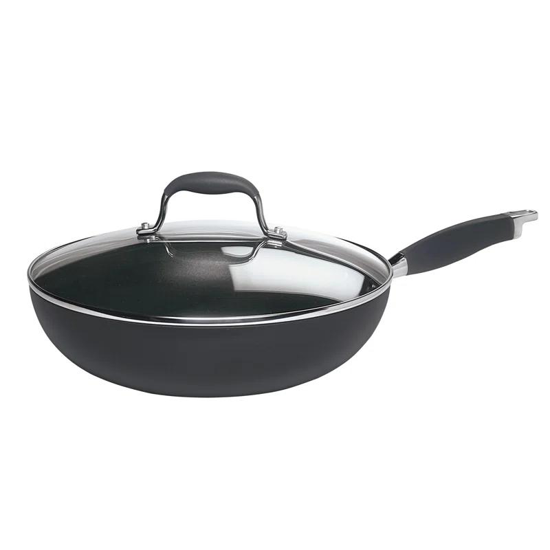 Anolon Anolon Advanced Bronze Hard-Anodized Nonstick Ultimate Pan with Lid, 12-Inch