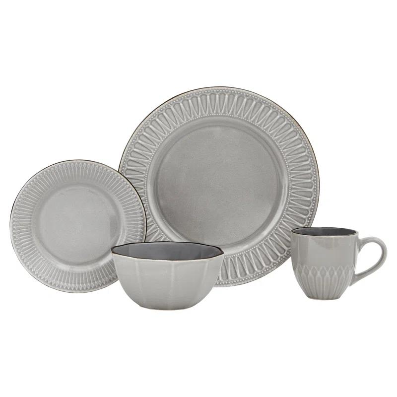Baum 16 Piece Ceramic Dinnerware Set - Service for 4 (Set of 4)