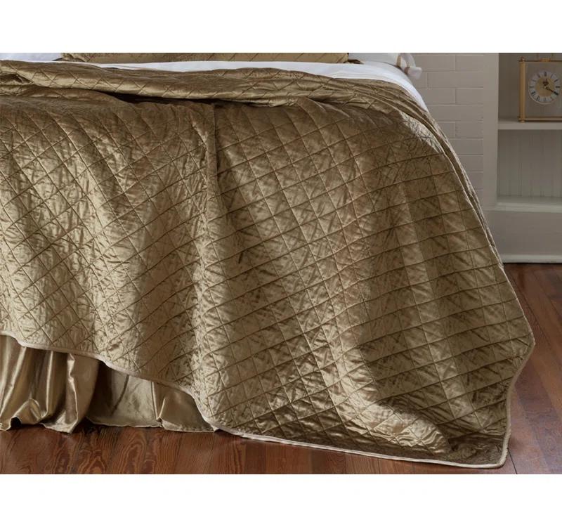 Lili Alessandra Chloe Modern & Contemporary Velvet Coverlet