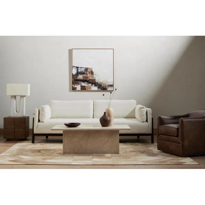 Leonel Coffee Table - Cream Marble