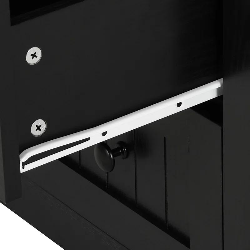 Gracie Oaks Gracie Oaks 64.5'' H Farmhouse Kitchen Pantry Cabinet With Drawers & Adjustable Shelves