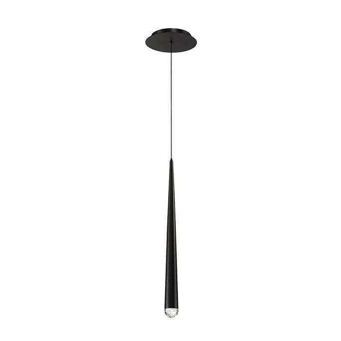 Modern Forms Cascade Dimmable LED Pendant with Clear Crystal Shade