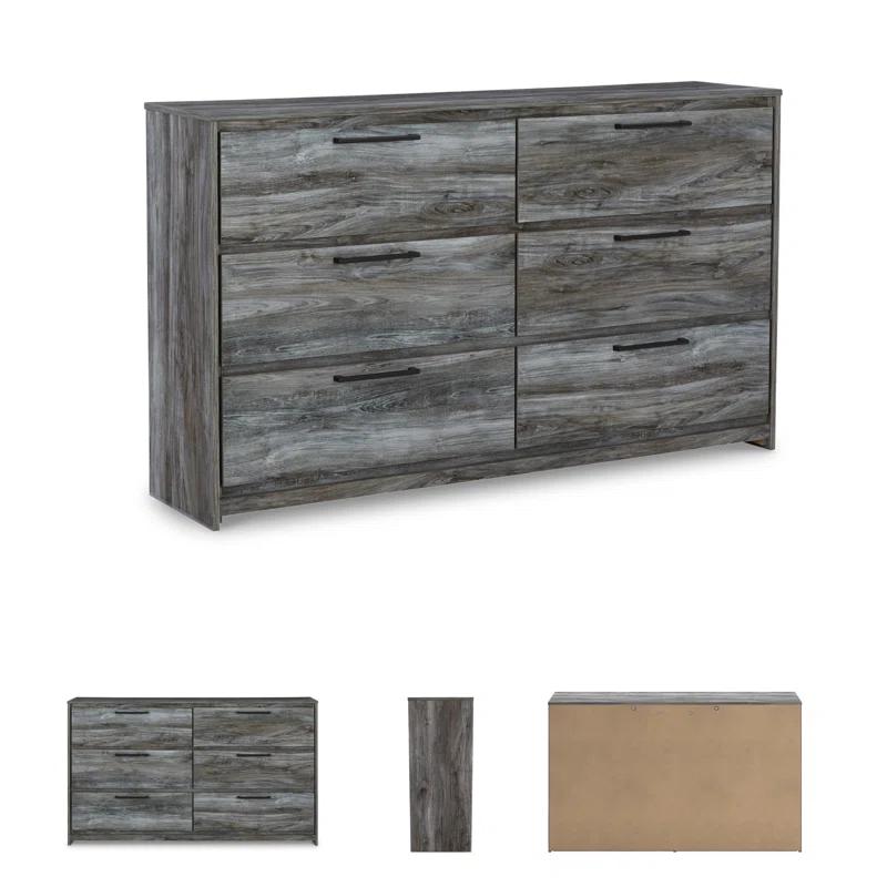 Loon Peak® Kaisee 61.75'' W 6 - Drawer Dresser