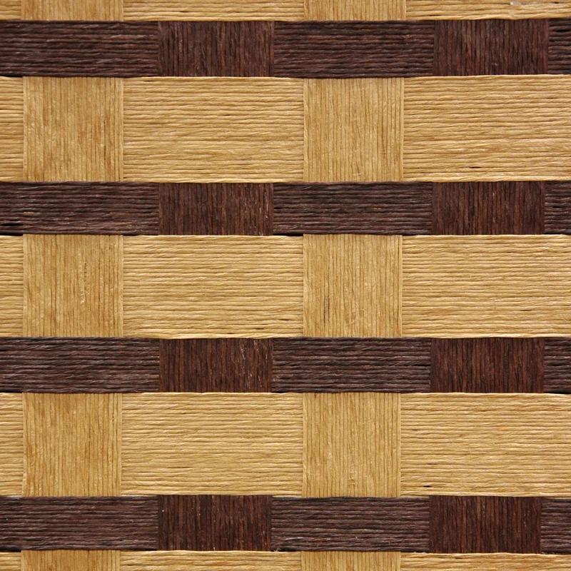 Oriental Furniture 6 ft. Tall Two Tone Natural Fiber Room Divider