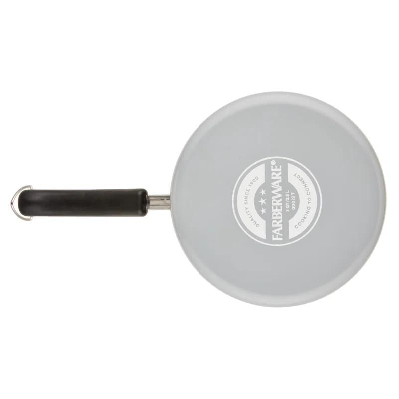 Farberware Eco Advantage Ceramic Nonstick Straining Saucepan With Lid, 3-Quart