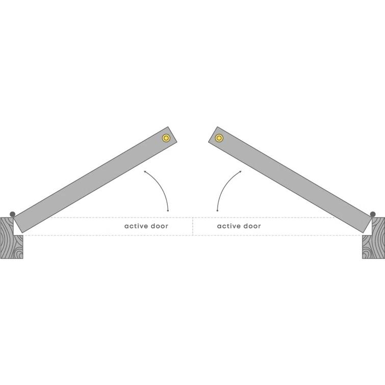 Belldinni Avon 3 Lite Manufactured Wood and Glass Composite Double Frech Doors & Reviews | Wayfair