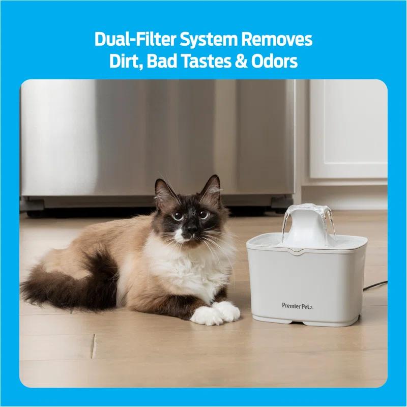 Premier Pet Premier Pet 60 Oz Pet Fountain