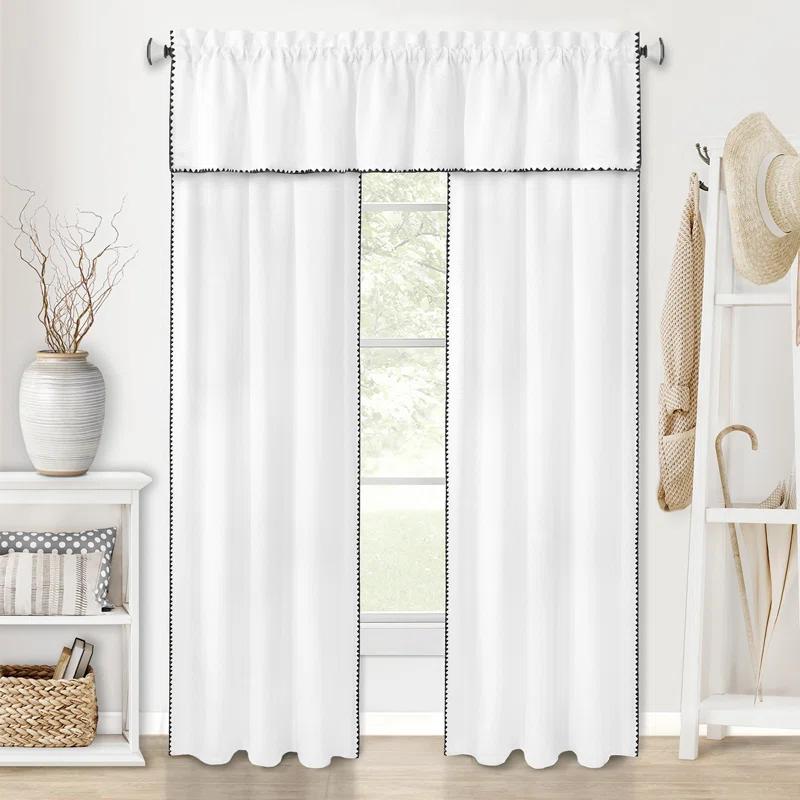 Achim Importing Co Polyester Semi Sheer Curtain Single Panel