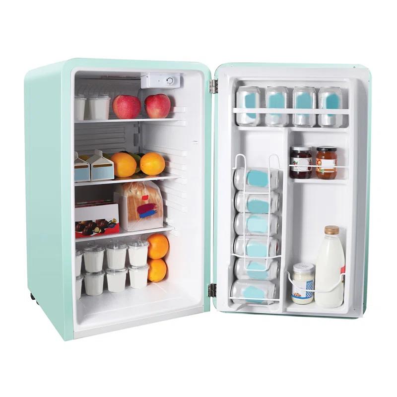 Magic Chef Magic Chef Retro 3.2 Cubic Feet Portable Freestanding Mini Fridge