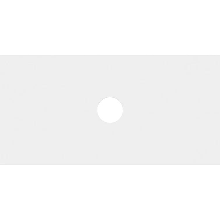 Ekena Millwork 26"W x 13"H x 7"ID x 9"C x 1"P Rectangle Architectural Grade PVC Contemporary Ceiling Medallion CMP34X17RE-04000