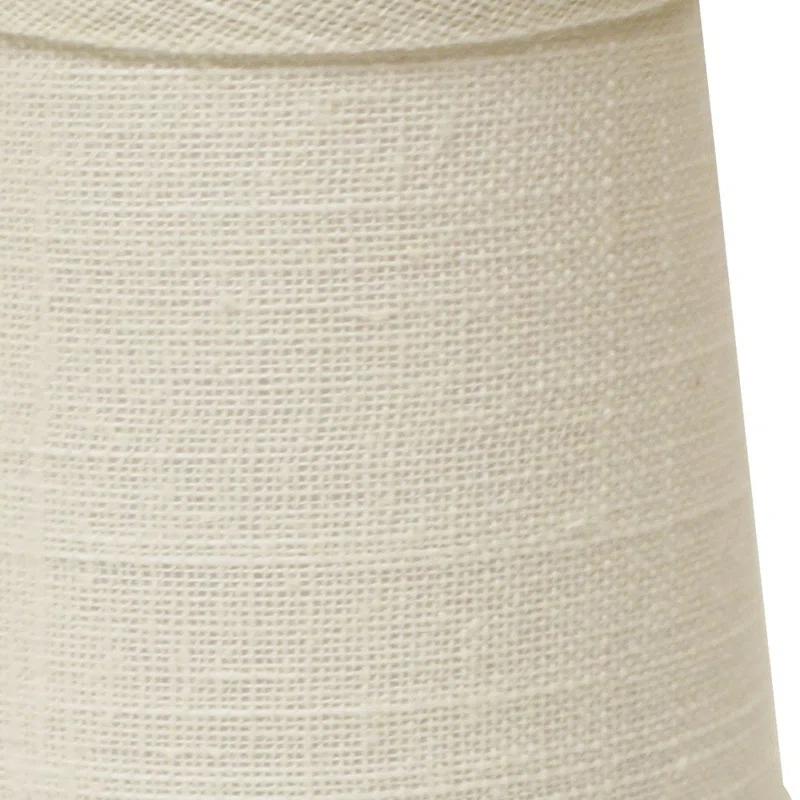 Gracie Oaks Parchment Biege (Set Of 6) Chandelier Linen Lampshades