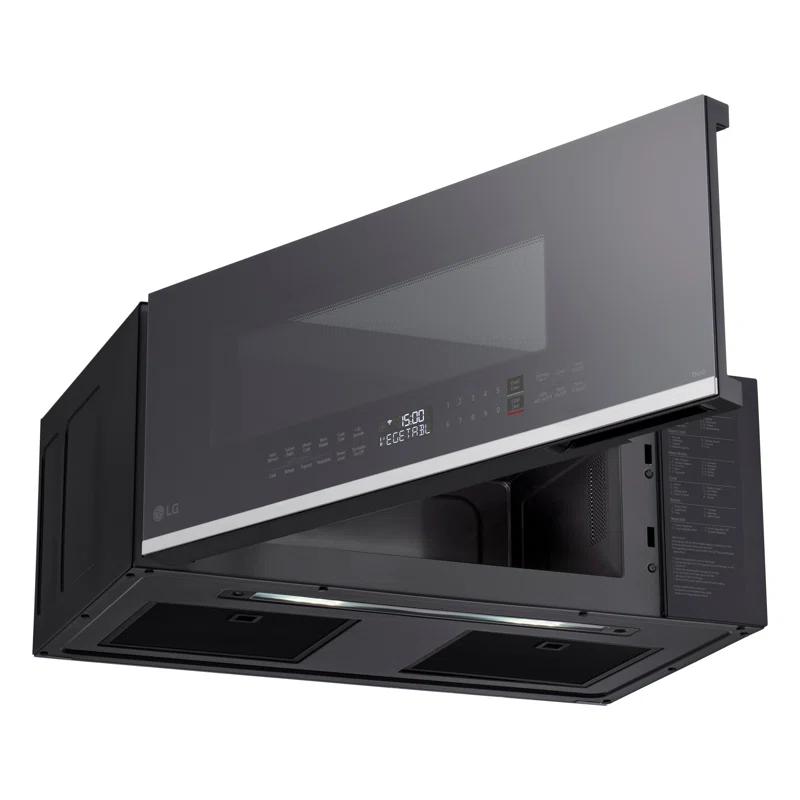LG 1.3 Cu. Ft. Smart Low Profile Over-the-Range Microwave Oven with Sensor Cook
