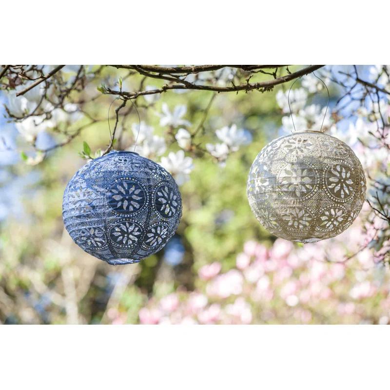 Boho Globe Solar Outdoor Lantern
