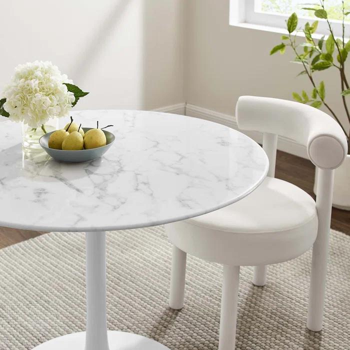 Modway Modway Lippa Oval Artificial Marble Dining Table