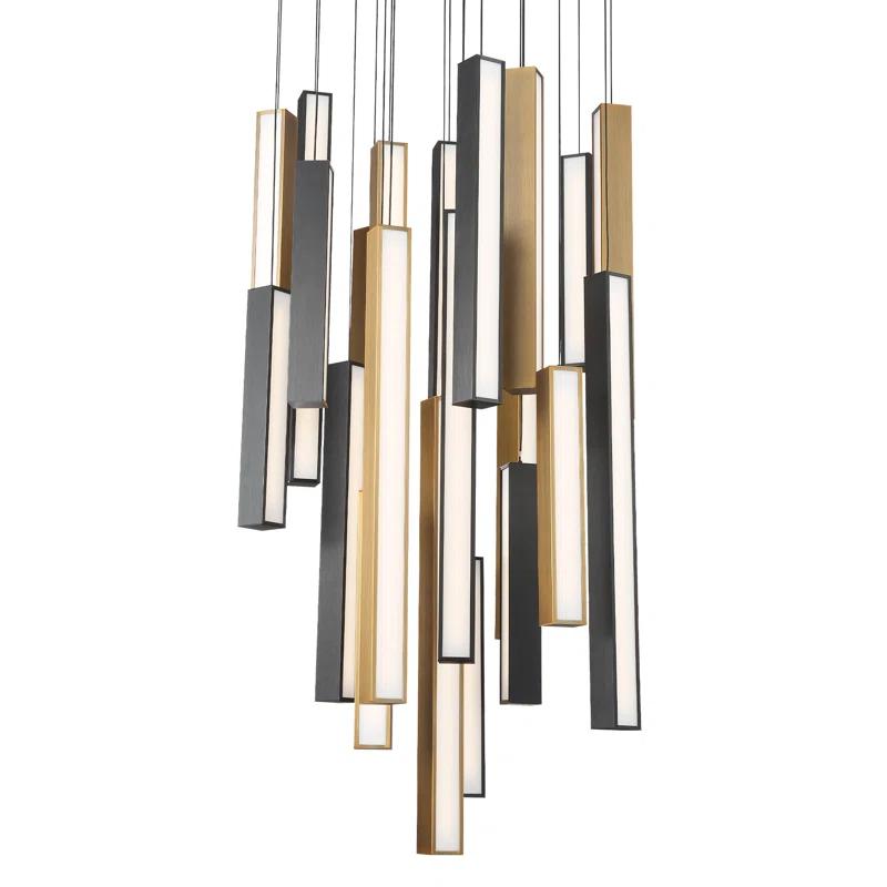 Chaos Multi LED Light Cluster Round Pendant