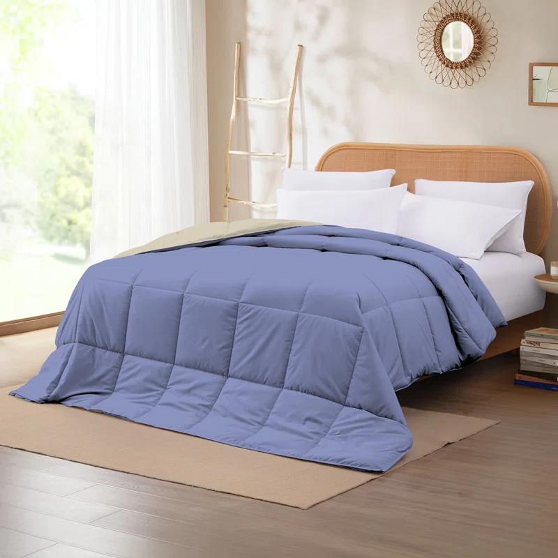 Modern Threads Modern Threads Sanctuary by PCT Down Alternative Microfiber Quilted Reversible Comforter & Duvet Insert - Soft, Comfortable Alternative to Goose Down - Bedding for All Seasons
