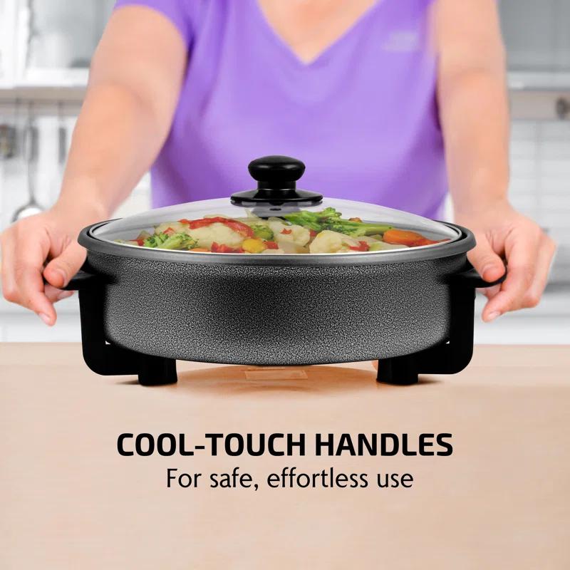 OVENTE 12" Electric Skillet and Frying Pan & Reviews | Wayfair