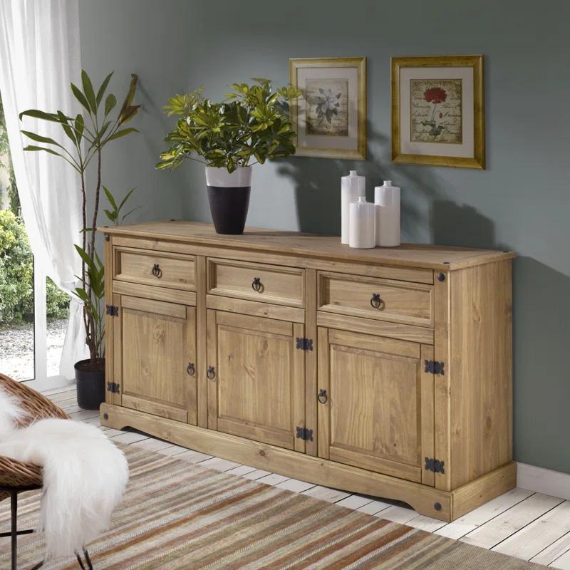 Corona 65.91'' Solid Wood Sideboard
