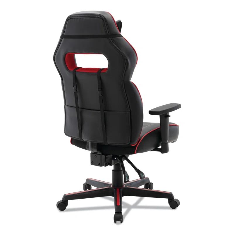 Inbox Zero Inbox Zero Adjustable Reclining Ergonomic Faux Leather Swiveling PC & Racing Game Chair