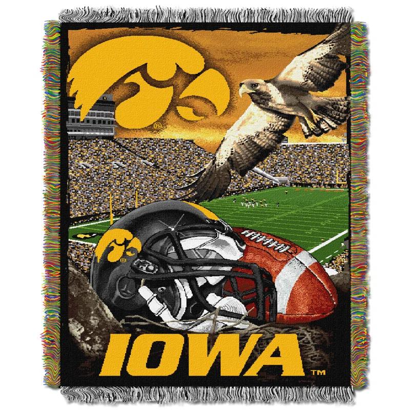 Northwest Co. NCAA Throw Blanket, Homefield Advantage College Sports Decor, 48x60 Inches